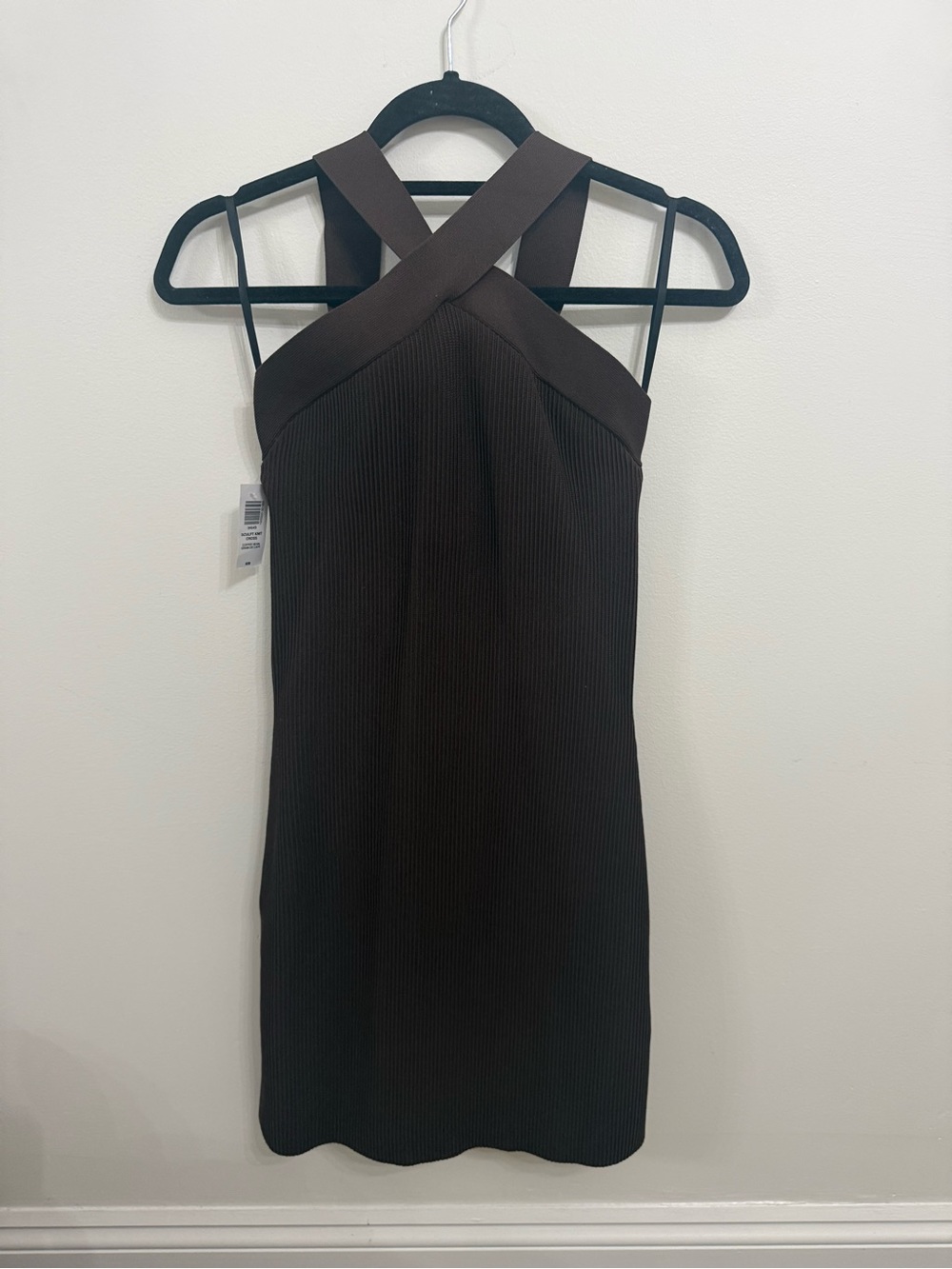 Aritzia | Babaton Sculpt Knit Criss Cross Dress